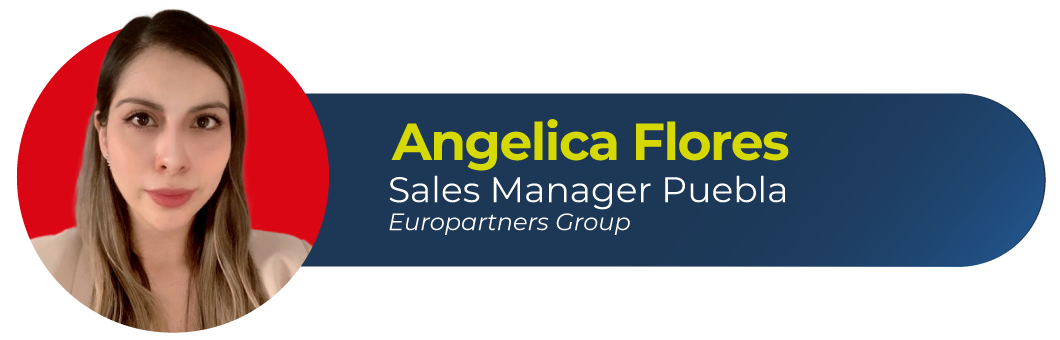 Picture of Angelica Flores, Europartners Group sales manager in Puebla, Mexico.